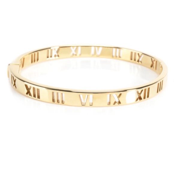 Tiffany & Co. Atlas Pierced Hinged Diamond Bracelet - Picture 5 of 14